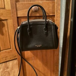 Kate Spade Black Leather Handbag/Crossbody